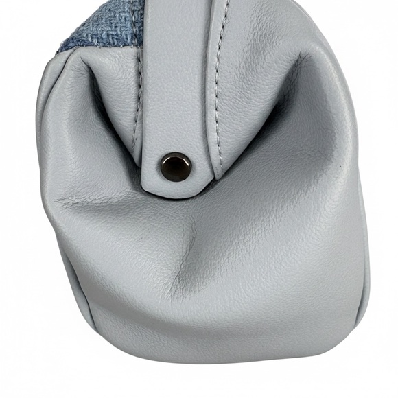 Islander UK Harris Tweed Medium Doctor Bag Blue Tartan Satchel NWOT - Picture 13 of 14